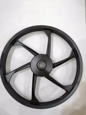 EX5 DREAM / WAVE 100 / WAVE ALPHA 110 -NO DISC / WAVE 100R -NO DISC / EX5 DREAM 110 FI SPORT RIM (WITH BEARING & BUSH) 1 PASANG BLACK-6 BATANG
