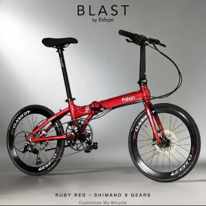 👺 Folding Bike Fnhon Blast 22” • 𝗠𝗥𝗧/𝗕𝘂𝘀-𝗙𝗿𝗶𝗲𝗻𝗱𝗹𝘆 Shimano 9s 𝗙𝗿𝗲𝗲𝗯𝗶𝗲𝘀 Litepro 𝗟𝗶𝗴𝗵𝘁𝘄𝗲𝗶𝗴𝗵𝘁 Folding Bicycle Ruby Red Dahon Birdy Java Neo Fold In 30s 10kg Easy Carry