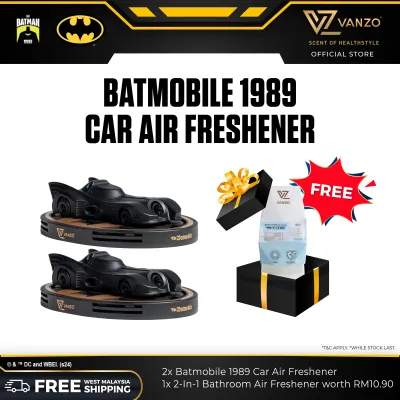 [Batman Package A - B2F1] Batmobile 1989 Car Air Freshener