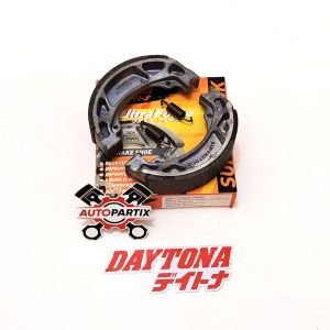 Kampas Rem Tromol Rem Belakang DAYTONA SUPRA FIT GRAND REVO BLADE 110 KARISMA SUPRA X 125 WIN LEGENDA KIRANA REVO FIT ABSOLUTE SUPRA 100 X XX