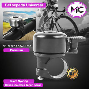 Bel Sepeda MTB Suara Nyaring Klakson Sepedan Stainless Adjustable Universal Bisa Digunakan Ke Semua Jenis Sepeda Anak Dewasa