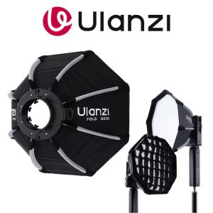 Ulanzi QS30 Foldable Octagonal Softbox Diffuser 30cm Quick Release Mini Bowens Mount for Studio Light
