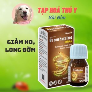 BROMHEXINE ORAL VEMEDIM siro uống giảm ho long đờm tinh chất nhân sâm cam thảo cho chó mèo
