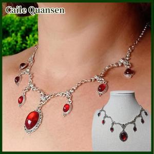 Caile Vampire Cameo Choker เครื่องประดับโกธิค วิคตอเรีย ย้อนยุค ผีเสื้อ หยดเลือด คนป่าเถื่อน คาถา ทางเลือก สร้อยคอสำหรับผู้หญิง