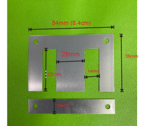 Fe sắt silic EI 28 lá mõng làm biến áp 220v Fe28mm (fe84mm) gói 1kg