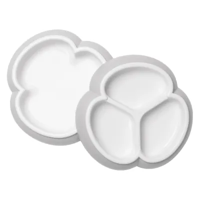 Baby Bjorn 2-piece Baby Plate Set (4 Colors) - Made in Sweden