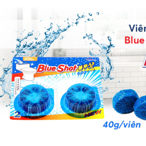 Khử mùi khử khuẩn bồn cầu thật đơn giản với Bộ 6 Vỉ (12 viên) vệ sinh bồn cầu Blueshot Hàn Quốc (1 viên dùng hơn 1 tháng)