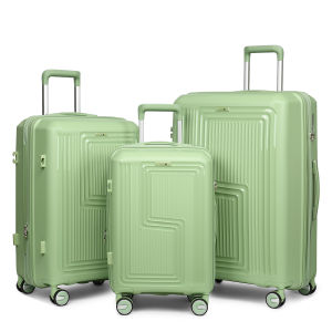SEA CHOICE Expandable Luggage 20 In Cabin suitcase Hard Shell Lightweight Carry-on Luggage Durable Travel Suitcase 24/28 In Check-in with Spinner Wheels TSA Lock PP Material with YKK zipper All Sizes Can Be Expanded