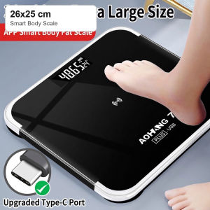 AOHANG 7 Smart Body Scale / USB Rechargeable / Type-C / LCD Digital Display