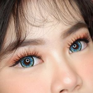 COD SOFTLENS MY DOLLY EYE GRAY BLUE VIOLET HAZEL BLACK Glamour ORIGINAL SOFTLENS DM 20.8MM NORMAL MINUS BY PINKIN