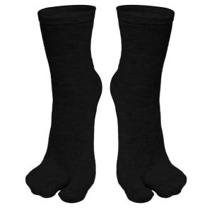 ถุงเท้ายาวถึงเท้าสำหรับผู้ชายและผู้หญิงถุงเท้าแฟชั่นสไตล์ญี่ปุ่นขนาด1/2นิ้วทำจากใยกิโมโนสำหรับฤดูร้อนแยกรองเท้าแตะฟลิปฟลอปนิ้วเท้า