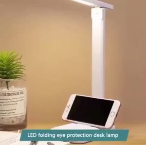 LED Desk Lamp usb study lamp dimming desk lamp rechargeable foldable mobile phone holder