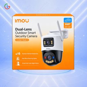 Camera Wifi Ngoài Trời Imou Cruiser Dual 2 6MP (3MP+3MP) Hai Mắt - Ống Kính Kép Cảnh Báo Chớp Đỏ Xanh Có Màu Ban Đêm Chính Hãng
