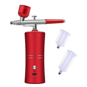 Portable Air Compressor Kit Airbrush Paint Spray Nail Art Tattoo Airbrush
