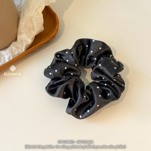 Dây buộc tóc nữ scrunchies Eleanor Accessories vải trơn phối chấm bi phụ kiện tóc dây cột tóc 10465