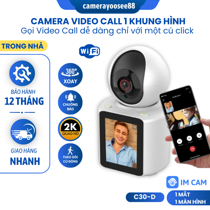 CAMERA WIFI YOOSEE /IMCAM / ICSEE VIDEO CALL TIỆN DỤNG ( 2 IN 1 ), Đàm ...