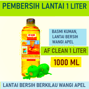 Sabun Pembersih Lantai Floor Cleaner AF Clean 1 LITER - pel lantai wangi apel