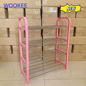 ชั้นวางรองเท้า 4 ชั้น จัดเก็บรองเท้าได้หลายคู่ จัดระเบียบรองเท้า ตู้รองเท้า ชั้นวางอเนกประสงค์  ชั้นเก็บรองเท้า แข็งแรง ทนทาน