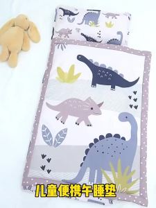 Thảm ngủ cho bé kèm chăn gối có thể tháo rời giường mềm mại cho trẻ đi du lịch dành cho trẻ mẫu giáo túi ngủ cho trẻ ở trường mầm non.