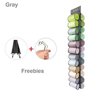 Double-sided Hanging Storage Bag with 24 Clear Pockets for Organizational Flexibility B24