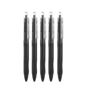 15/30/60pcs Press Pen Gel Pens Retractable Pen Ballpen 0.5mm Black Ink Writing Sign Pen with Refill Writing Stationery