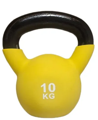 RENFOO18KG Iron Kettlebell anti slip Neoprene Iron Kettlebell Fitness Yoga Exercise Workout Unisex Home Gym Weights anti-slip Cast Iron
