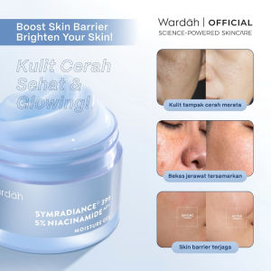 WARDAH Symradiance 399 Moisturizer Cream 5% Niacinamide ADV Bright&Barrier Boost Moisture Gel - 30g