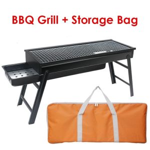 Foldable Outdoor Camping BBQ & Grill Stand Stainless Steel Grill Portable Grill Rack-Winter Picnic Essentials