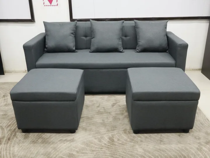 AF Home Melo Reversible Sofa Set – Modern L-Shape Fabric Couch | Lazada PH