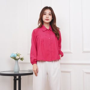 AQILA - Blouse Tafa Wanita Fashion Blouse Kemeja