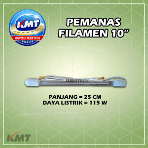 Pemanas Filamen Tabung Kaca Mesin Tetas