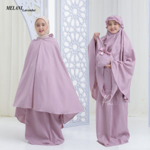 Pusat Mukena Indonesia-Mukena Anak Tanggung Katun 2in1 - MELANI