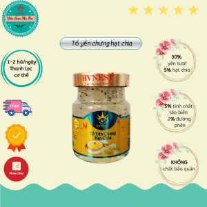 Yến Sào Nha Trang -Tổ yến chưng Hạt Chia Hoàng Việt 30% yến tươi Khánh Hòa chính hãng không chất bảo quản thích hợp cho phụ nữ