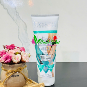 Gel Tan Mỡ Eveline Slim Extreme 4D - Hỗ Trợ Giảm Mỡ Săn Chắc Da Tuýp 250ml