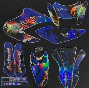 Decal Yamaha Wr155 Decal WR Biru Hitam Sangar Burung elang stiker wr155 full body