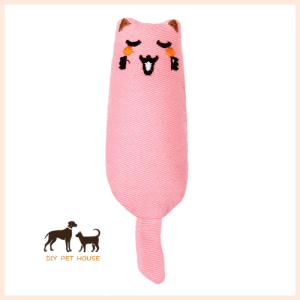 Cutie Cat Kitten Lovely Handy Soft Pillow Cat Catnip Toys Rumput Kucing Eco-friendly Cat Snack Mainan
