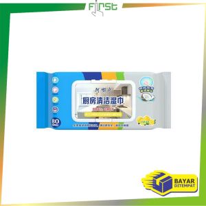 FH-C1090 Tisu Basah Dapur Pembersih Minyak Isi 50 Lembar Praktis Serbaguna / Kain Lap Basah Tissue