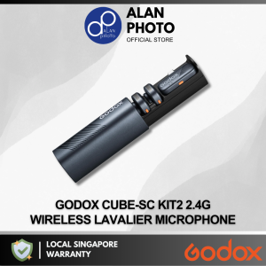 Godox Cube-SC kit2 2.4G Wireless Lavalier Microphone