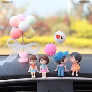 [COD] Cozyroom Car Accessories Cute Cartoon Couple Movable Doll Balloon Ornaments Car Cute Kissing Couple Doll Car Decoration Balloon Ornaments