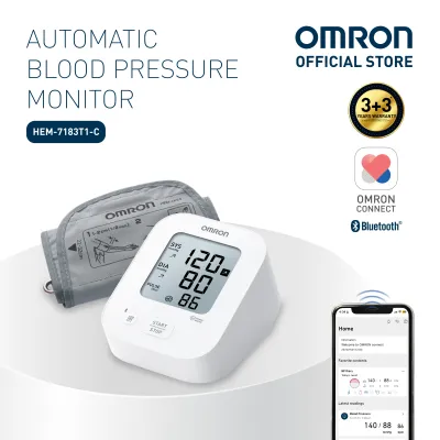 OMRON Blood Pressure Monitor | Monitor Tekanan Darah EZ BT Power HEM-7183T1-C | 电子上臂式血压计[Waranti Tempatan 3+3 Tahun]
