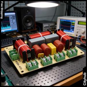 250W 4 Way DIY Speaker Filter Treble Medium Bass Frequency Distributor Module