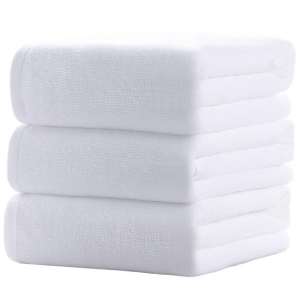bathTowel  Cannon 100% Cotton Plain White towels For Adult Men Women Pure White Baby 27inchX55inch Extra Large Thick Super Absorbent Big size on sale original soft Kids 70CMX140CM