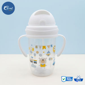 Coral Babies Leak-Proof Sipping Cup with Handle & Straw 325ml (11oz) Travel-Friendly Design