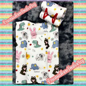 ที่นอนเด็กอนุบาล มีหมอนในตัว มีสายสะพาย