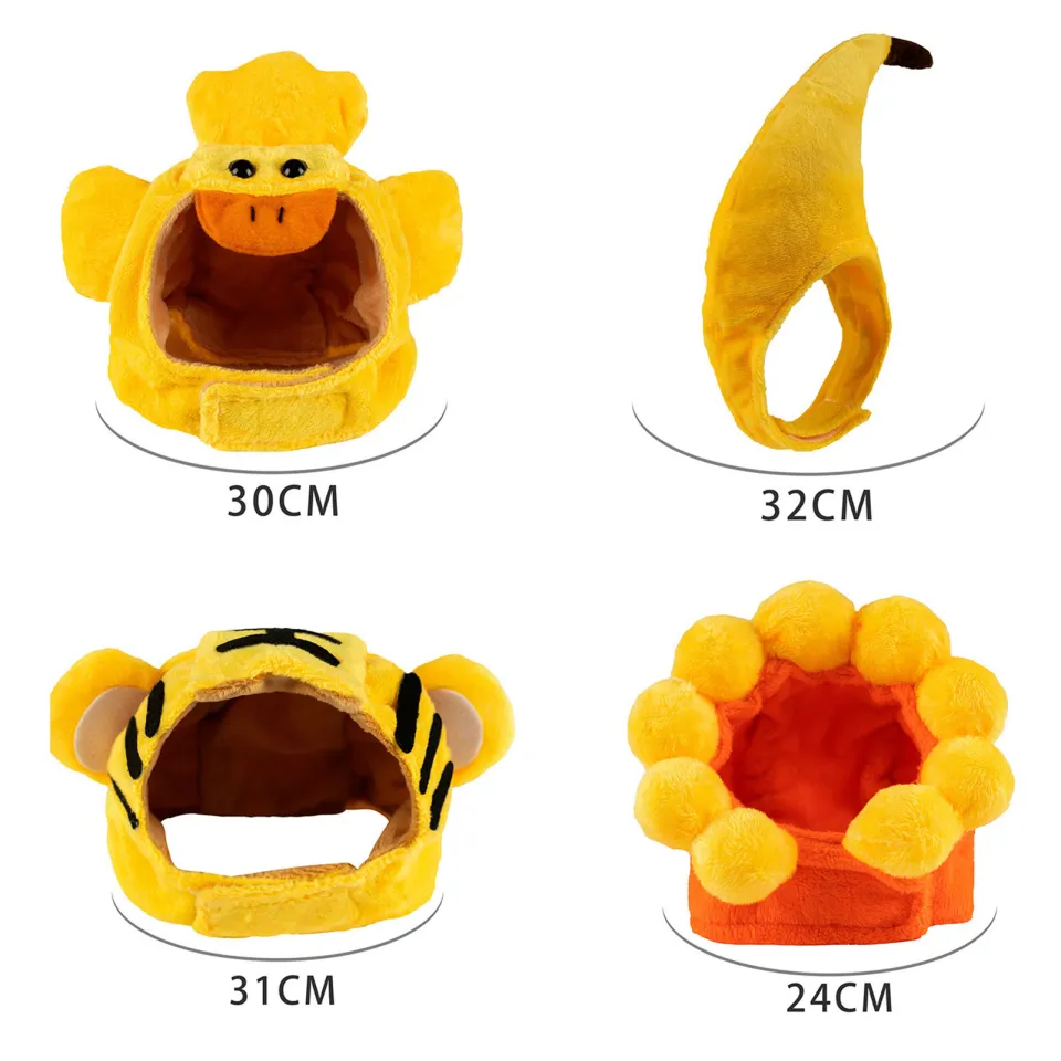 Banana Pet Adjustable Hat for Cats and Dogs