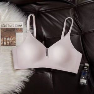 DACHAO New Seamless Underwear Women No Steel Ring Lace tube top Gathered Sports Pure Color Bra Anti-sagging Bra