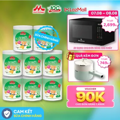 Combo 8 Lon Sữa Morinaga Kodomil Số 3 800g Nhật Bản – Canxi Hỗ Trợ Tăng Chiều Cao Hỗ Trợ Tiêu Hóa Cho Bé Từ 3 Tuổi Chính Hãng