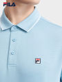 LAY FILA FIELD men's short sleeve polo shirt 2023 summer new lapel sports T-shirt.. 