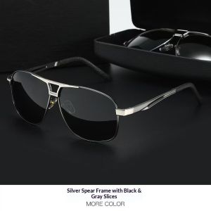 JJT Mens Polarized Sunglasses UV400 Protection Fashion Aviator Style for Driving Fishing Outdoor Activities