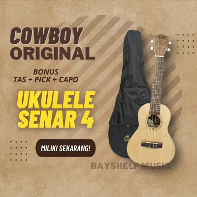 Ukulele Cowboy Concert Original Senar 4 Soprano Original Concert Murah Uk 23